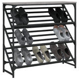 Shoe Rack Grey Sonoma 90x30x85 cm Engineered Wood 833431
