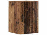 3 Piece Bathroom Cabinet Set HOORN Old Wood Engineered Wood 3417799