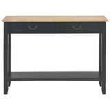 Console Table Black 110x35x80 cm Wood 249903