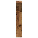 LED Headboard Old Wood 100x18.5x103.5 cm Engineered Wood 857682