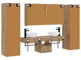 Bathroom Furniture Set 6 pcs Artisan Oak 3407190