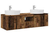 Bathroom Cabinet Set 3 pcs Old Wood 49.5 x 44.5 x 65 cm 3405685