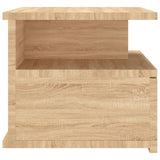 Floating Nightstands 2 pcs Sonoma Oak 40x31x27cm Engineered Wood 800412