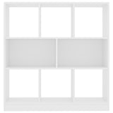 Book Cabinet White Engineered wood Medium Book Cabinet 800171