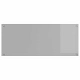 Kitchen Backsplash 2 pcs Light Grey 120 x 50 cm Tempered Glass 3415504