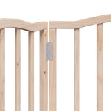 Dog Gate Foldable 3 Panels 150 cm Poplar Wood 352206