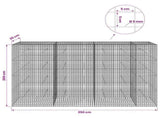 Gabion with 5 mm Wire and 5x5 cm Mesh 350x30x200 cm 3464209