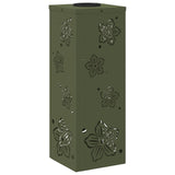 Solar LED Pathway Light 2 pcs Olive Green Cold Rolled Steel 879740