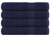 Bath Towels "FROGN" 4 pcs Navy Blue 100x150 cm 360 gsm 136789