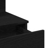 Dressing Table Black Oak 100 x 40 x 130 cm Engineered Wood 868852