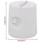 47688 Gazebo Weights 4 pcs PE White