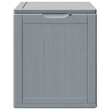 Garden Storage Box 90L Grey PP Wood Look 151233