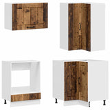 Kitchen Unit LUCCA 8 pcs Old Wood Engineered Wood 3438399