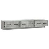 TV Cabinet Concrete Grey 147 x 34.5 x 27 cm Engineered Wood 895858