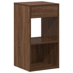 ZNTS Bedside Cabinets with Drawer 2 pcs Brown Oak 35x34x66.5 cm 858726