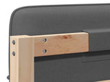 Upholstered Headboard Brown and Light Grey 100 cm 880138