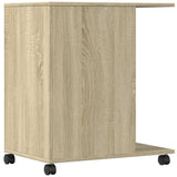 Printer Stand with Wheels Sonoma Oak 60x40x68.5 cm 840641