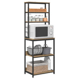 Kitchen Shelf Artisan Oak 60 x 40 x 168 cm Engineered Wood 883885