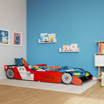 Children's Race Car Bed 90x200 cm Red 244464