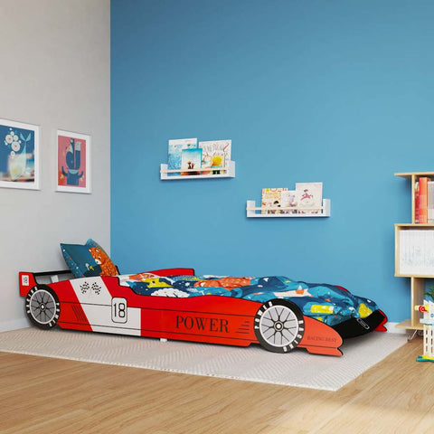 Children's Race Car Bed 90x200 cm Red 244464