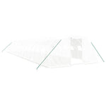 Greenhouse with Steel Frame White 64 m² 16x4x2 m 3188078