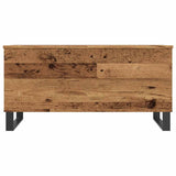 ZNTS Coffee Table Old Wood 90x44.5x45 cm Engineered Wood 857442