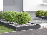 Lawn Edging 6 pcs Anthracite 60 x 60 x 13 cm Steel 874735