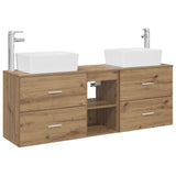 Bathroom Cabinet Set 3 pcs Artisan Oak 53 x 34.5 x 63 cm 3405858