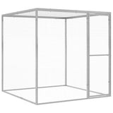 Cat Cage 1.5x1.5x1.5 m Galvanised Steel 146356