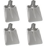 Shovel Head 4 pcs Silver 43 x 32.5 cm Aluminum 42019399
