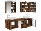 Bathroom Cabinet Set 5 pcs Old Wood Engineered Wood 3406357