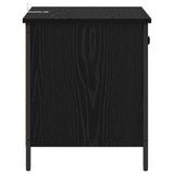 Bedside Cabinet 2 pcs Black Oak 40 x 42 x 50 cm Engineered Wood 881851
