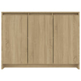 Sideboard Sonoma Oak 102x33x75 cm Engineered Wood 809776