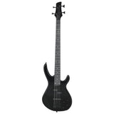 Electric Bass Guitar for Beginner with Bag Black 4/4 46" 70181
