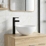 Bathroom Wash Basin Matte Black 35.5 x 35.5 x 14.5 cm Metal 890245