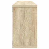 Wall Cube Shelf 4 pcs Sonoma Oak 80x15x26.5 cm Engineered Wood 807116