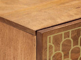 Bedside Cabinets 2 pcs 40x33x46 cm Solid Wood Mango 358281