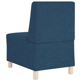 Modular Sofa Unit Armless 3 pcs Blue 55 x 74 x 82 cm Fabric 3399800