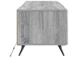 LED TV Cabinet Grey Sonoma Engineered Wood 897571