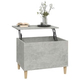 Coffee Table Concrete Grey 60x44,5x45 cm Engineered Wood 819568