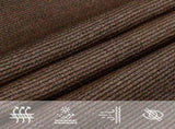Sunshade Sail 160 g/m Brown 3x5 m HDPE 311789