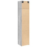 Slim Storage Cabinet Grey Sonoma 45x42.5x225 cm Engineered Wood 3281292