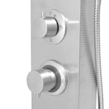 Shower Panel System Stainless Steel Square 142371