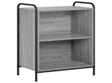 Book Cabinet 55.5 x 33 x 80 cm Engineered Wood Grey Sonoma 8013893