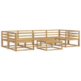 Outdoor Sofa Set 7 pcs White 3386113