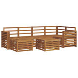 Sectional Sofa Set 7 pcs Natural Solid Acacia Wood 3375134