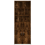 Highboard Smoked Oak 70x42,5x185 cm Engineered Wood 3281375