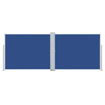 Retractable Side Awning Blue 140x1000 cm 48488