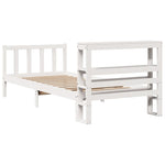 Bed Frame without Mattress White 90x200 cm Solid Wood Pine 3305756