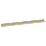 Wall Shelves 4 pcs Sonoma Oak 100x9x3 cm 326687